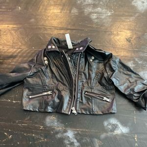Girls 2T Leather Jacket